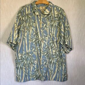 Jamaica Jaxx Silk Button Down Shirt